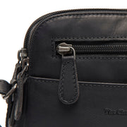 Classic 100% Full-Grain leather Bag - Rear Perspective Showing Reinforced Leather Straps &amp; Stitching