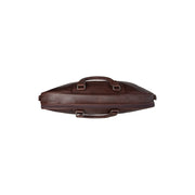 Detailansicht of Classic Collar &amp; Heavy-Duty Zipper Hardware on Leather Garment Bag Josh für Damen