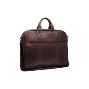 Leather Garment Bag Josh für Damen in Classic 100% Full-Grain Leather - Vorderansicht &amp; maßgeschneiderte Silhouette | Online Kaufen