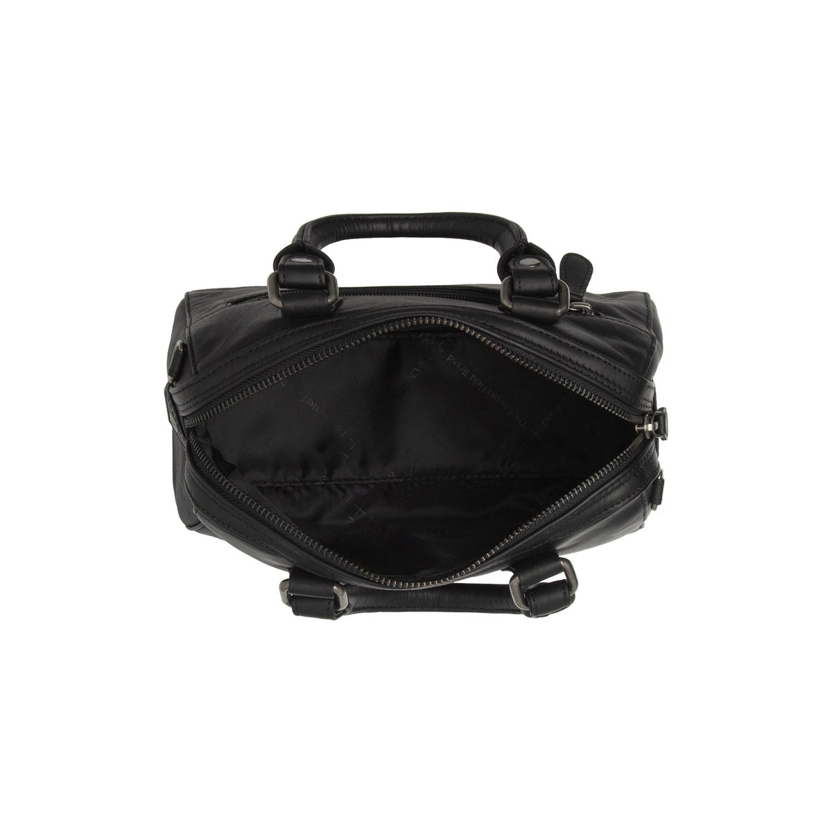 Dalford Full-Grain Leather Handbag für Damen - Seitenansicht mit ergonomischem Ärmelschnitt
