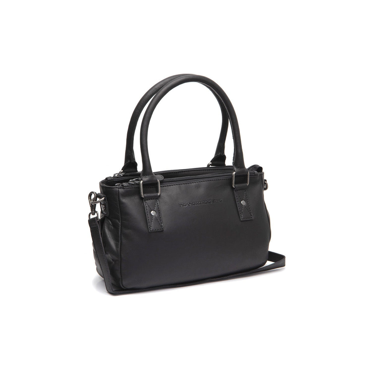 Fenja Full-Grain Leather Handbag für Damen in Classic 100% Full-Grain Leather - Vorderansicht &amp; maßgeschneiderte Silhouette | Online Kaufen
