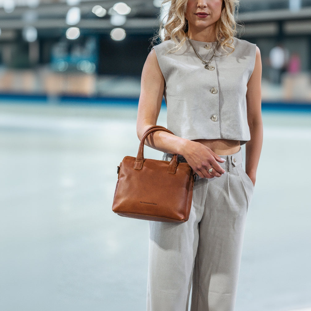 Hermosa Full-Grain Leather Handbag für Damen – Zusätzliche Produktansicht 3