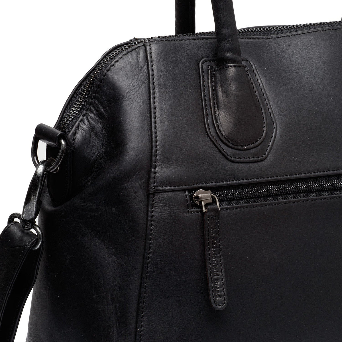 Classic 100% Full-Grain leather Goods - Rückansicht mit passgenauen Schultern &amp; sauberem Saum