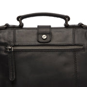 Rachael Full-Grain Leather Handbag für Damen - Seitenansicht mit ergonomischem Ärmelschnitt
