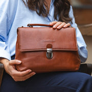 Renata Full-Grain Leather Handbag für Damen – Zusätzliche Produktansicht 2