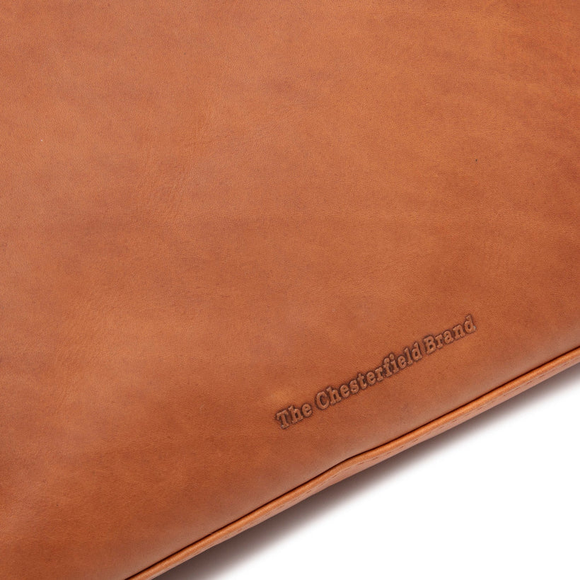 Classic 100% Full-Grain leather Goods - Back View Showing Tailored Shoulder Fit & Clean Hemline