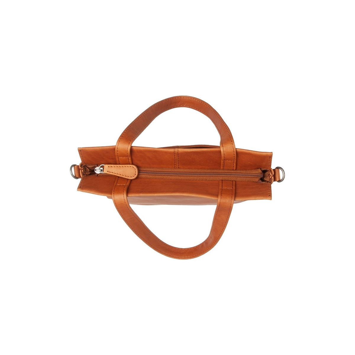 Rivington Full-Grain Leather Handbag für Damen - Seitenansicht mit ergonomischem Ärmelschnitt