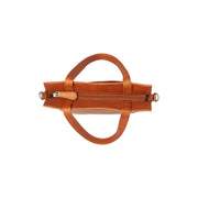 Rivington Full-Grain Leather Handbag für Damen - Seitenansicht mit ergonomischem Ärmelschnitt