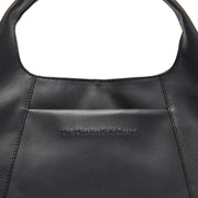 Detailansicht of Classic Collar &amp; Heavy-Duty Zipper Hardware on Salina Full-Grain Leather Handbag für Damen