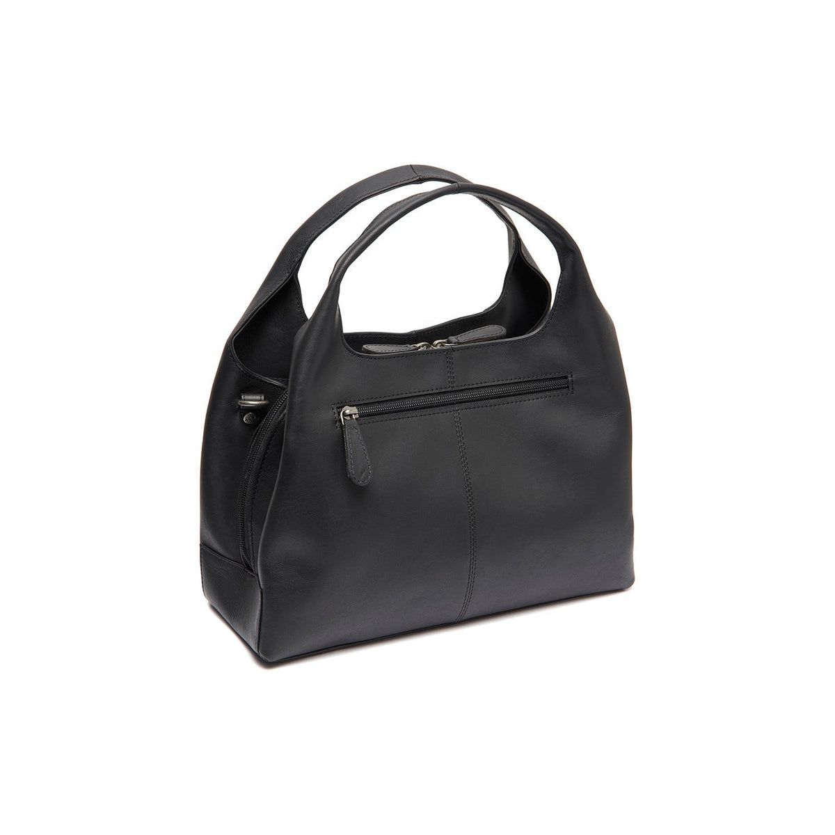 Styled Fit Perspective of Salina Full-Grain Leather Handbag für Damen on Model - Natural Daylight Drape