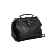Shaun Full-Grain Leather Handbag für Damen in Classic 100% Full-Grain Leather - Vorderansicht &amp; maßgeschneiderte Silhouette | Online Kaufen