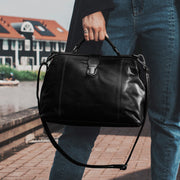 Classic 100% Full-Grain leather Goods - Rückansicht mit passgenauen Schultern &amp; sauberem Saum