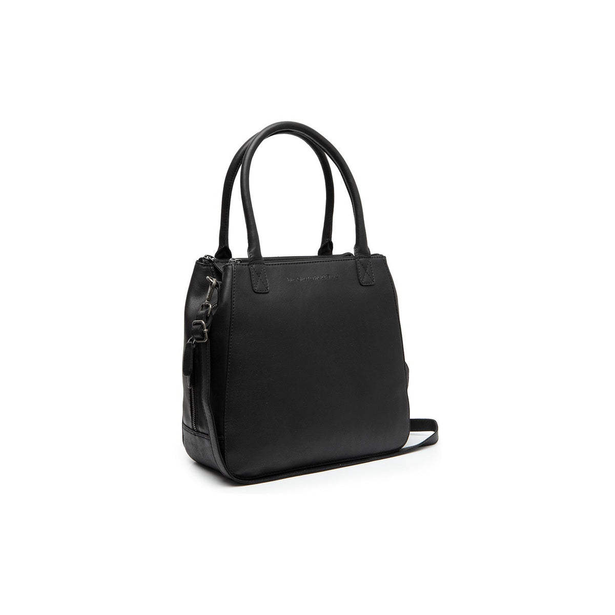 Solvin Full-Grain Leather Handbag für Damen in Classic 100% Full-Grain Leather - Vorderansicht &amp; maßgeschneiderte Silhouette | Online Kaufen