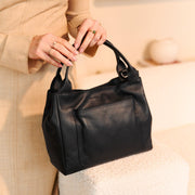 Classic 100% Full-Grain leather Goods - Rückansicht mit passgenauen Schultern &amp; sauberem Saum