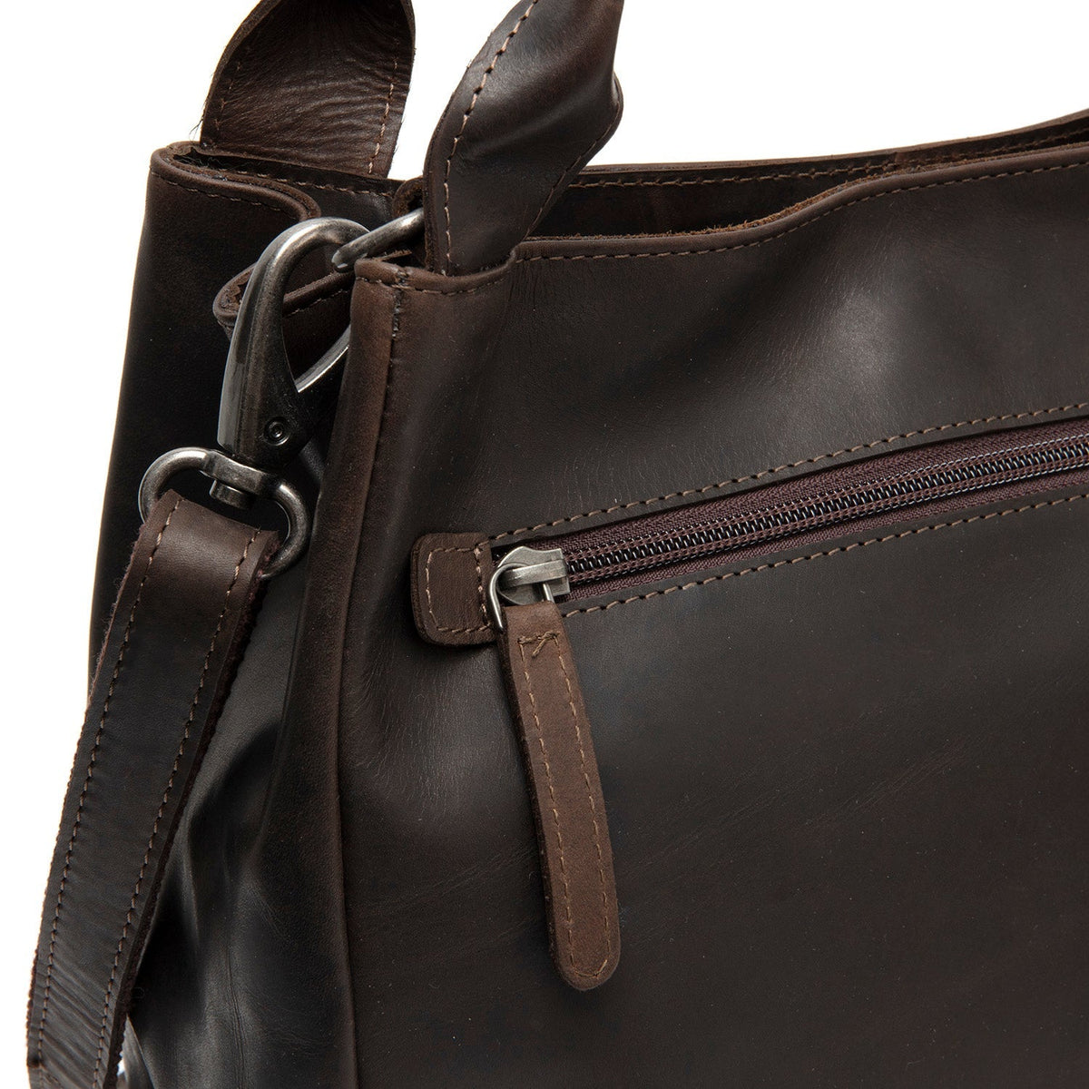 Tenara Full-Grain Leather Handbag für Damen – Zusätzliche Produktansicht 3
