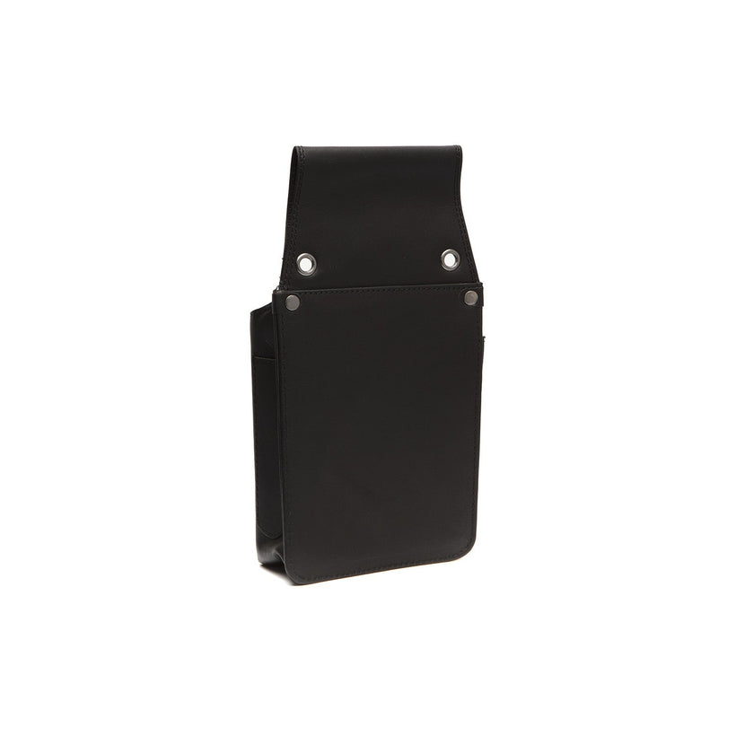 Classic 100% Full-Grain leather Wallet - Rear Perspective Showing Reinforced Leather Straps & Stitching