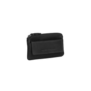Oliver Full-Grain Leather Key Case für Damen in Olive 100% Full-Grain Leather - Vorderansicht &amp; maßgeschneiderte Silhouette | Online Kaufen