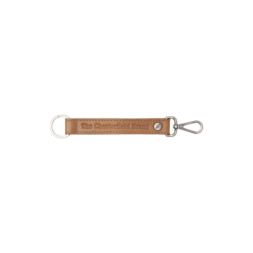Leather Key Ring Kognak für Damen