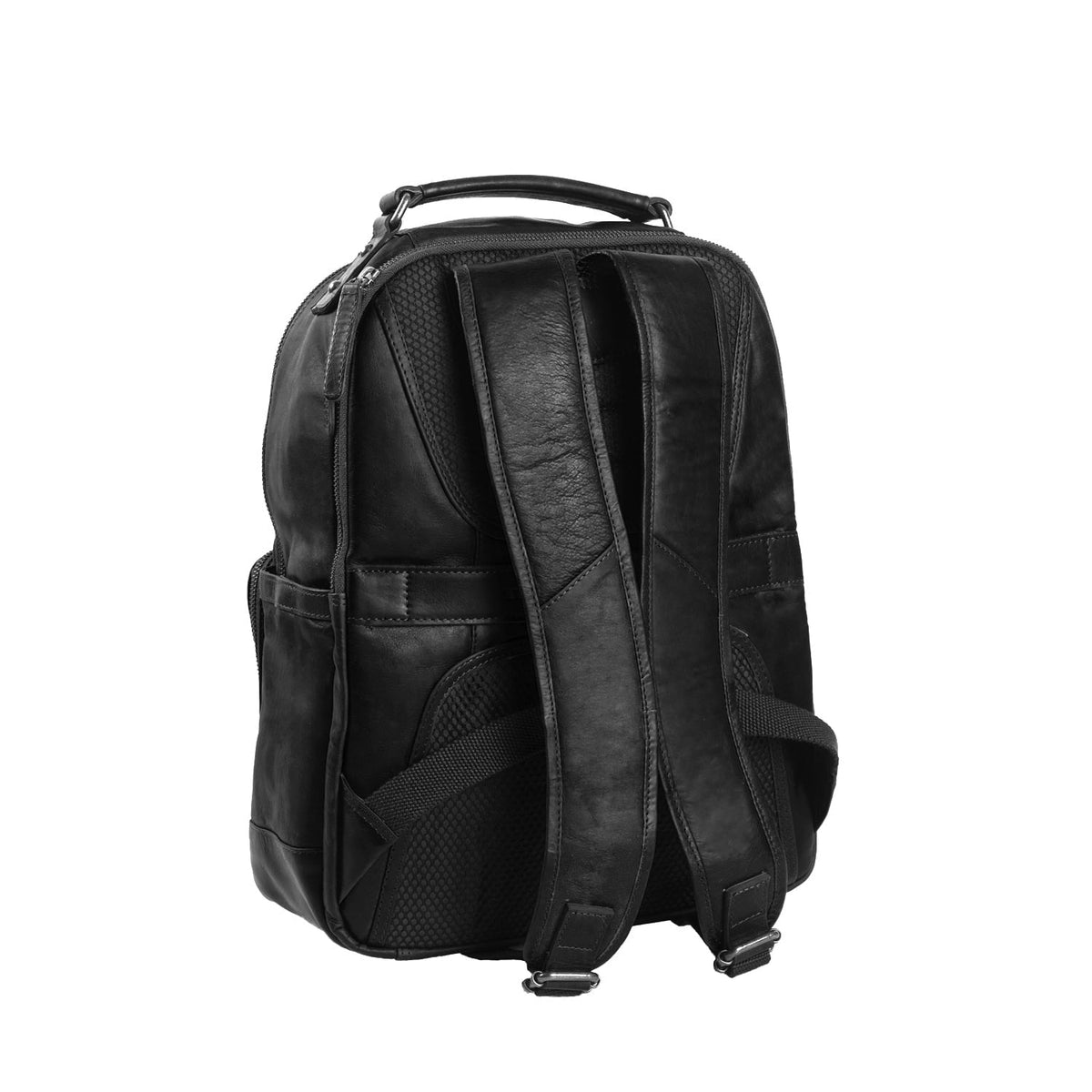 Reinforced Leather Base with Protective Metal Studs Detail