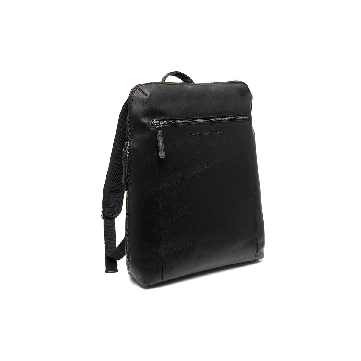Filmore Full-Grain Leather Laptop Backpack aus klassischem 100% Vollnarbenleder - Full Exterior Vorderansicht & maßgeschneiderte Silhouette | Online Kaufen