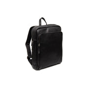 Jasper Full-Grain Leather Laptop Backpack für Damen in Classic 100% Full-Grain Leather - Full Exterior Front Profile View | Online Kaufen