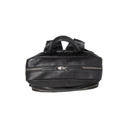 
Classic 100% Full-Grain leather Backpack - Rückansicht mit verstärkten Lederträgern & handwerklichen Nähten