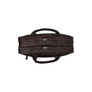 Boston Full-Grain Leather Laptop Bag für Herren – Zusätzliche Produktansicht 2