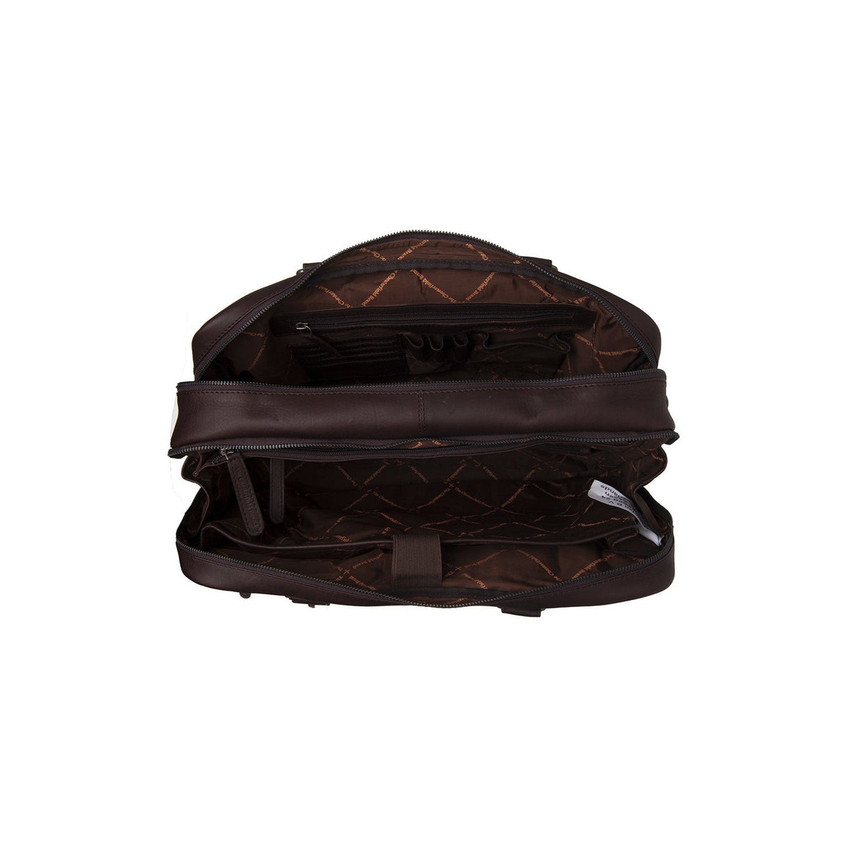 Boston Full-Grain Leather Laptop Bag für Herren – Zusätzliche Produktansicht 3