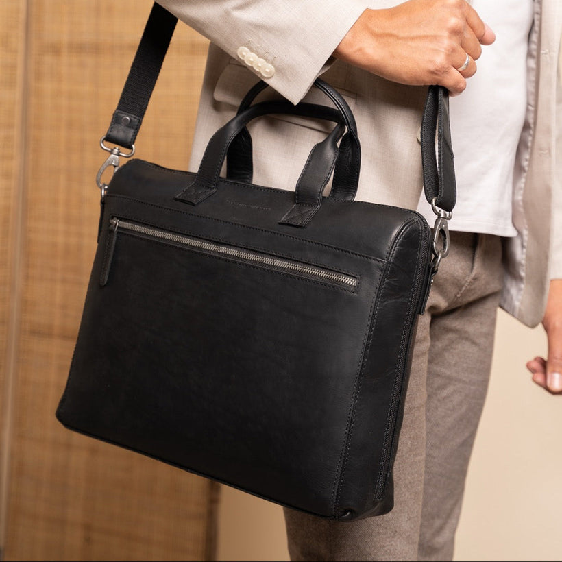 Levanto Full-Grain Leather Laptop Bag für Damen