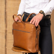 Levanto Full-Grain Leather Laptop Bag für Damen – Zusätzliche Produktansicht 3