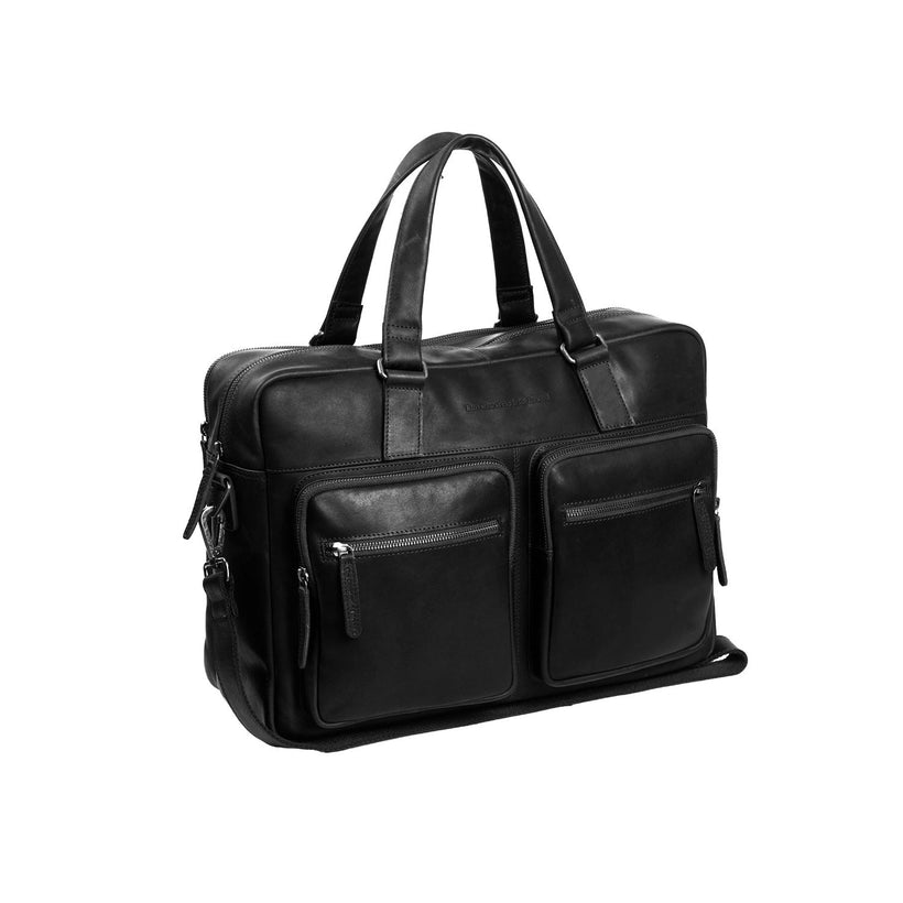 Misha Full-Grain Leather Laptop Bag für Damen
