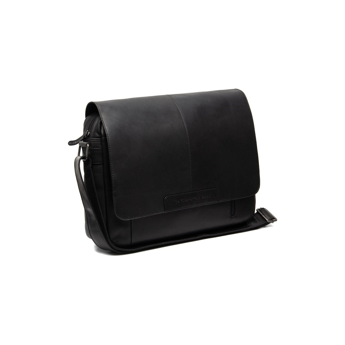Richard Full-Grain Leather Laptop Bag für Herren in Classic 100% Full-Grain Leather - Full Exterior Front Profile View | Online Kaufen