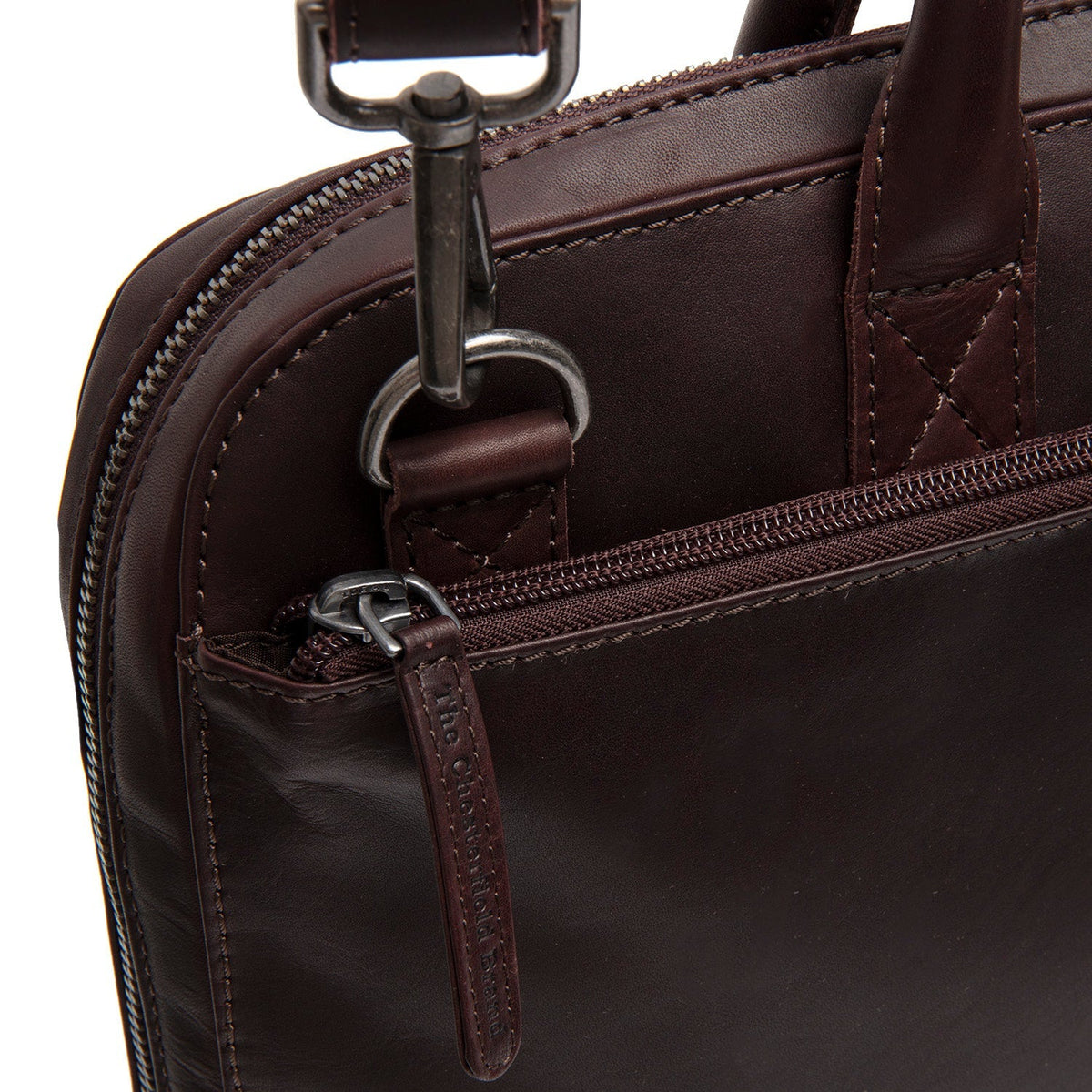 Tilbury Full-Grain Leather Laptop Bag für Damen – Zusätzliche Produktansicht 2