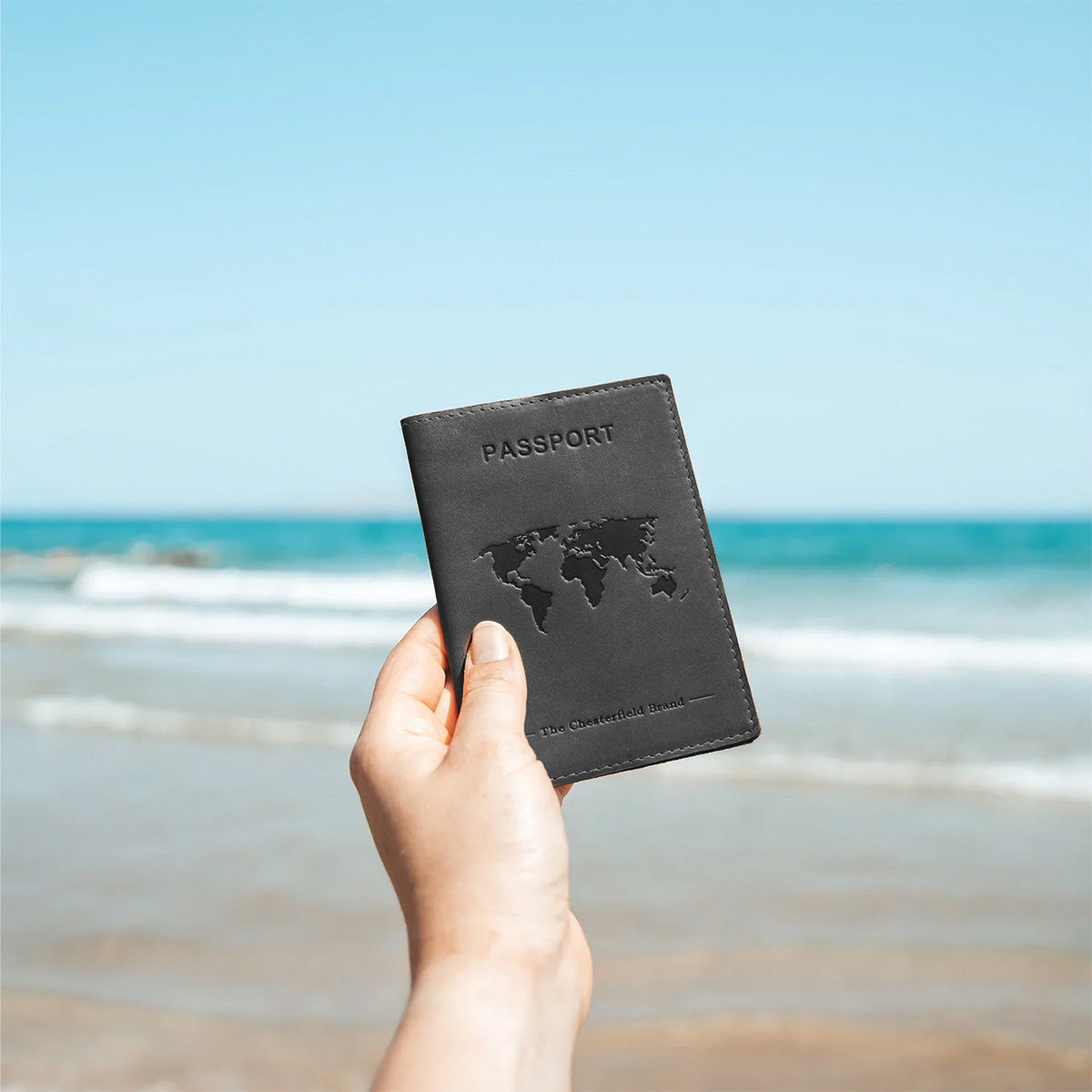 Classic 100% Full-Grain leather Goods - Rückansicht mit passgenauen Schultern &amp; sauberem Saum