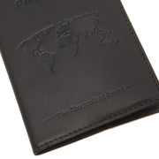 Leather Passport Case für Damen - Seitenansicht mit ergonomischem Ärmelschnitt