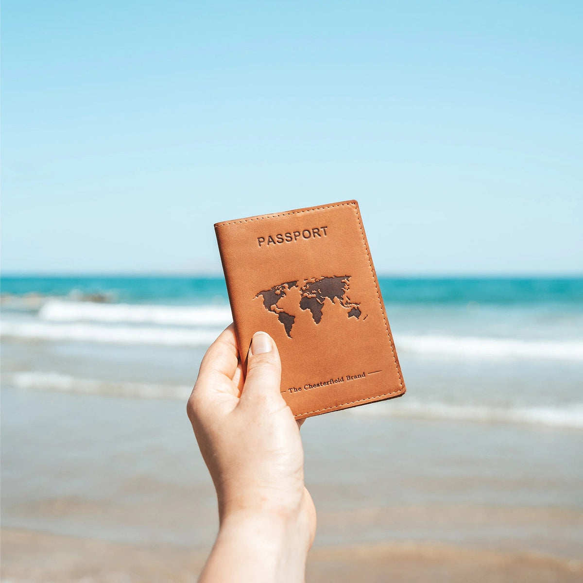 Leather Passport Case für Damen – Zusätzliche Produktansicht 2