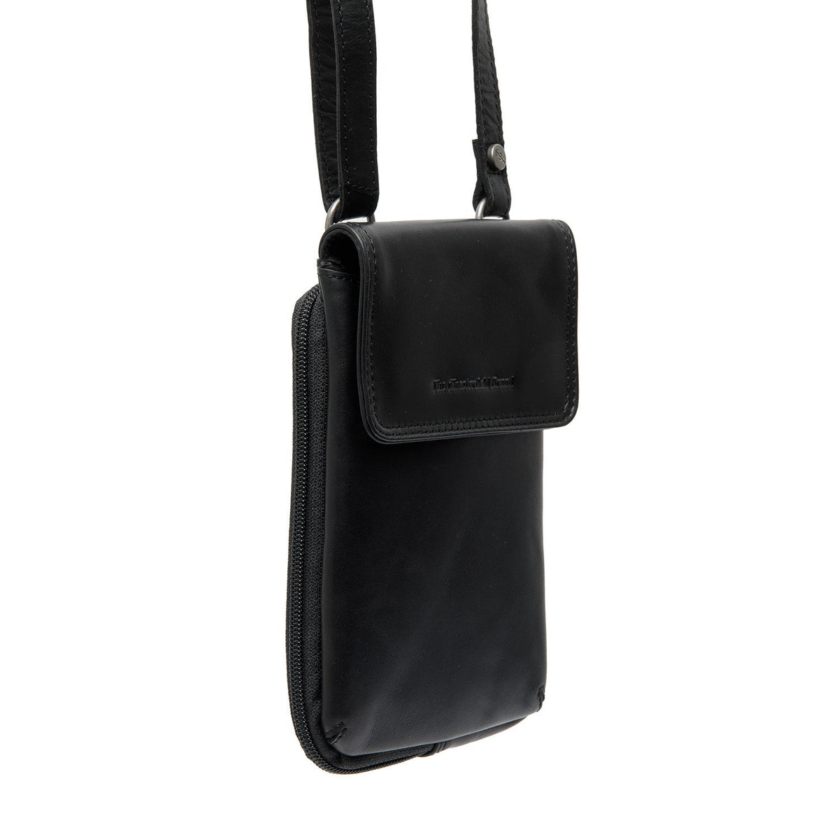 
Langley Vollnarbenleder Phone Bag aus klassischem 100% Vollnarbenleder - Vorderansicht & maßgeschneiderte Silhouette | Online Kaufen