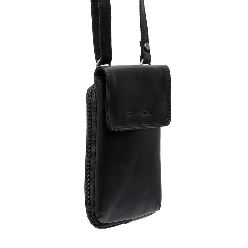 Langley Full-Grain Leather Phone Bag für Damen