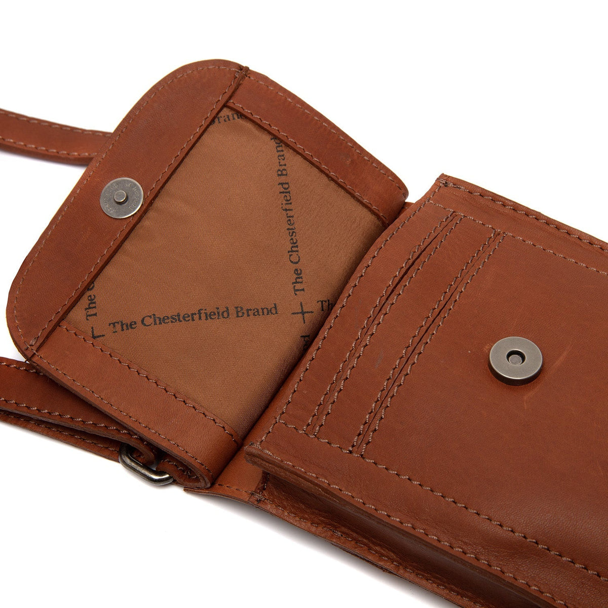 Nebra Full-Grain Leather Phone Bag für Damen – Zusätzliche Produktansicht 3
