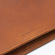 Cognac Leather Portfolio Moreton für Damen, detail view 3