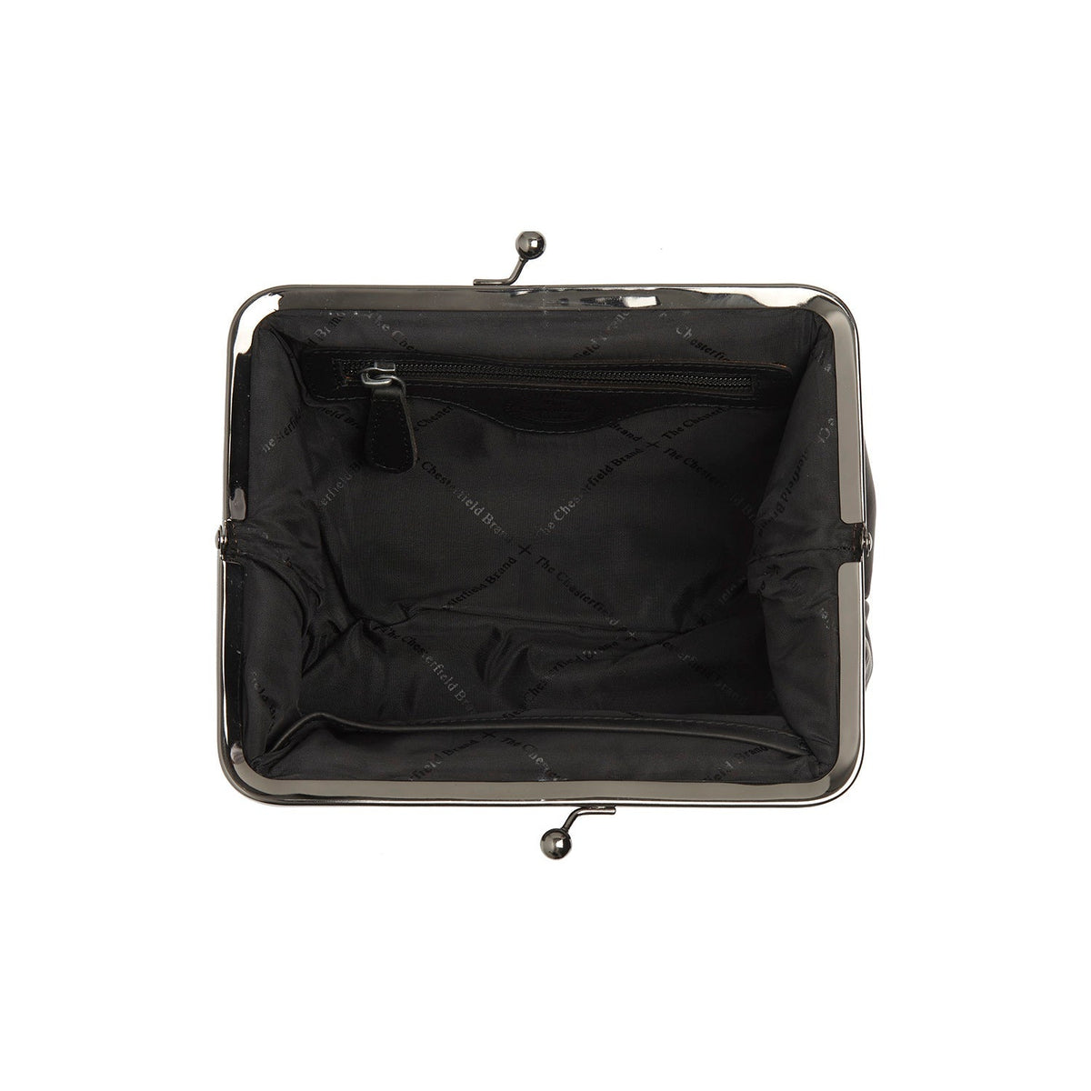 Solid Antique Brass Hardware &amp; Heavy-Duty Dual Zipper Detail on Andrade Full-Grain Leather Shoulder Bag für Damen