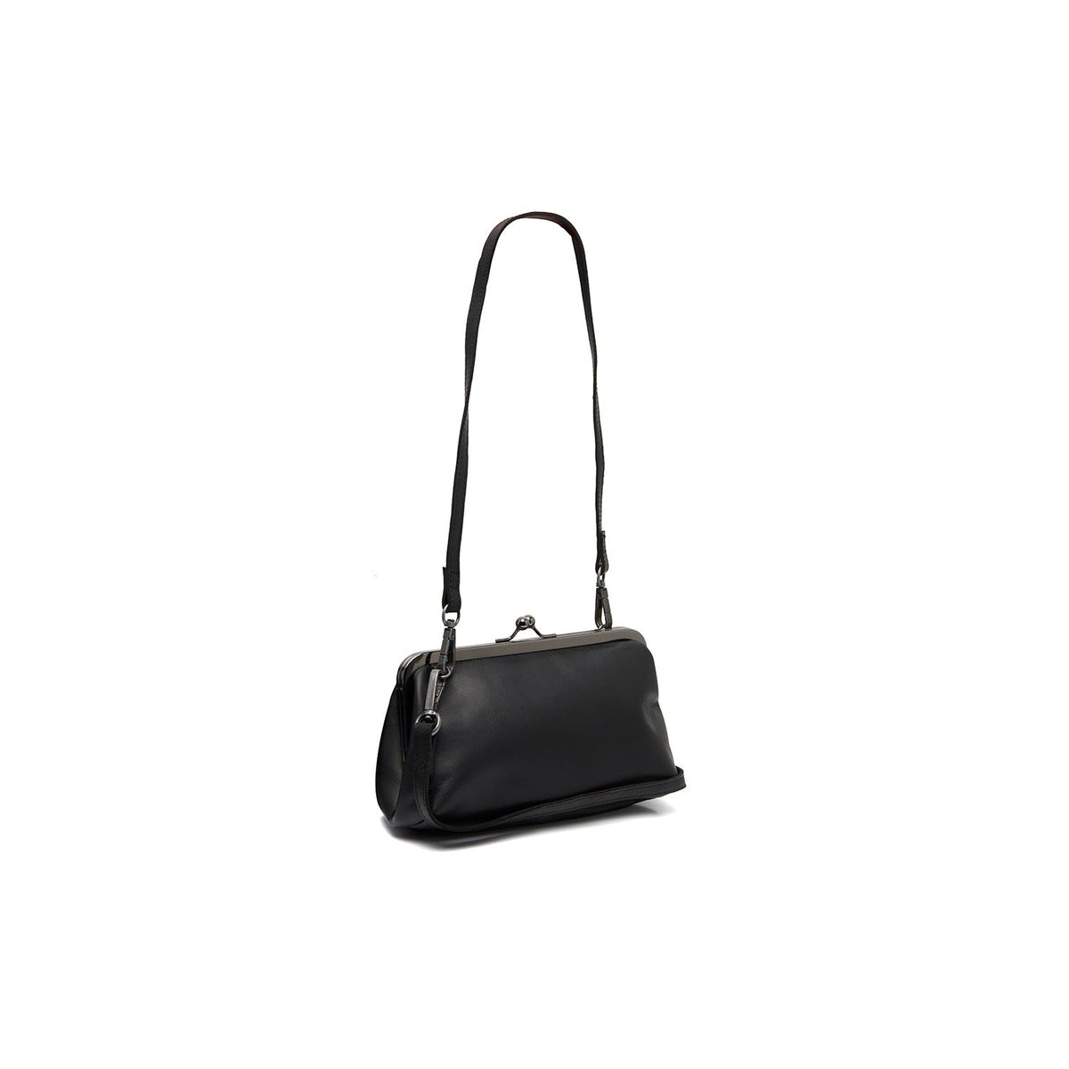 Andrade Full-Grain Leather Shoulder Bag für Damen in Classic 100% Full-Grain Leather - Full Exterior Front Profile View | Online Kaufen