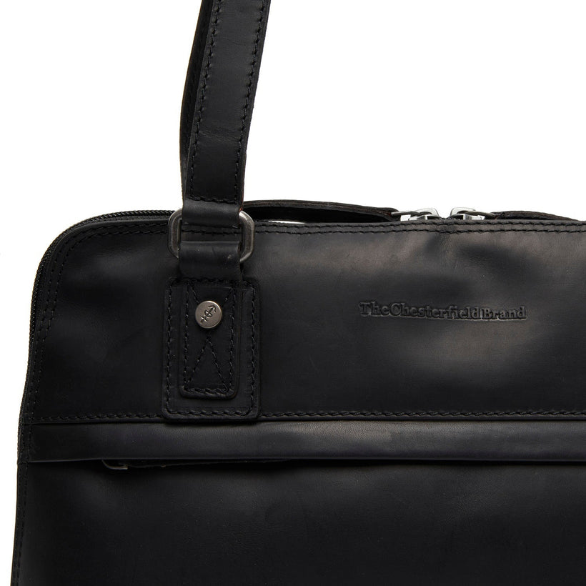 Belgrado Full-Grain Leather Shoulder Bag für Damen