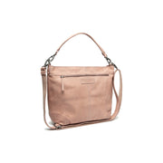Bolivia Full-Grain Leather Shoulder Bag für Damen in Classic 100% Full-Grain Leather - Full Exterior Front Profile View | Online Kaufen