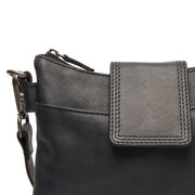Classic 100% Full-Grain leather Bag - Rear Perspective Showing Reinforced Leather Straps &amp; Stitching