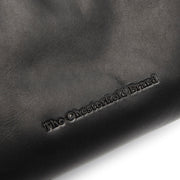 Christie Full-Grain Leather Shoulder Bag für Damen - Structured Side Profile Showing Gusset Depth &amp; Expansion Capacity