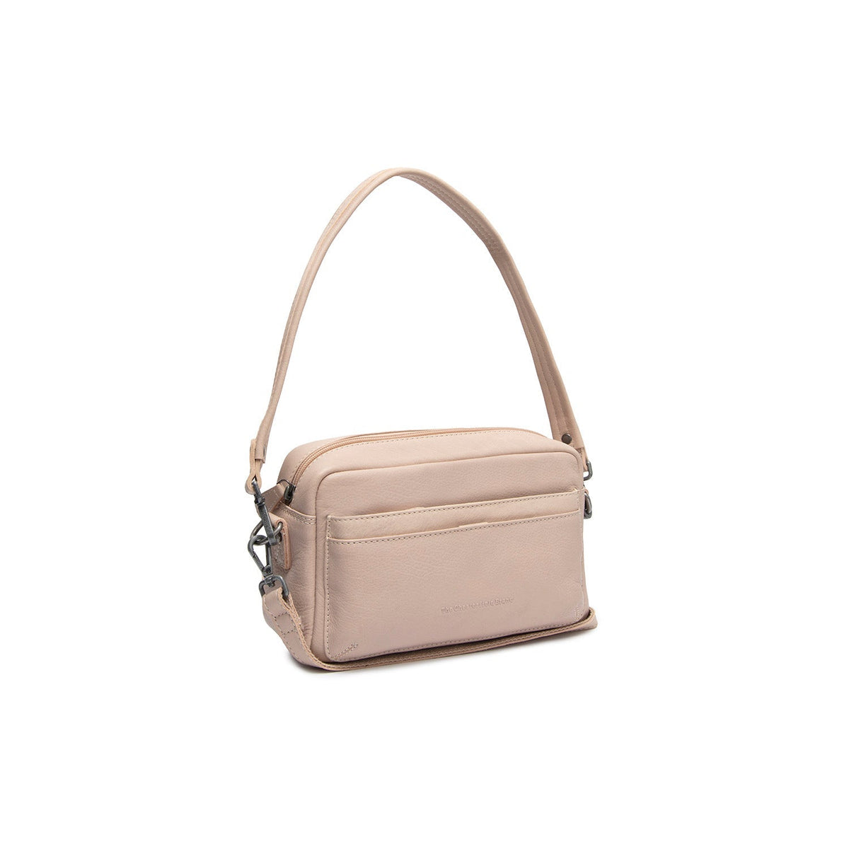 
Liora Vollnarbenleder-Schultertasche aus klassischem 100% Vollnarbenleder - Full Exterior Vorderansicht & maßgeschneiderte Silhouette | Online Kaufen