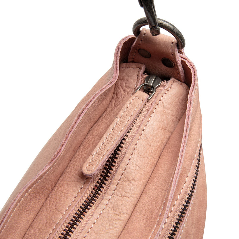 Classic 100% Full-Grain leather Bag - Rear Perspective Showing Reinforced Leather Straps & Stitching