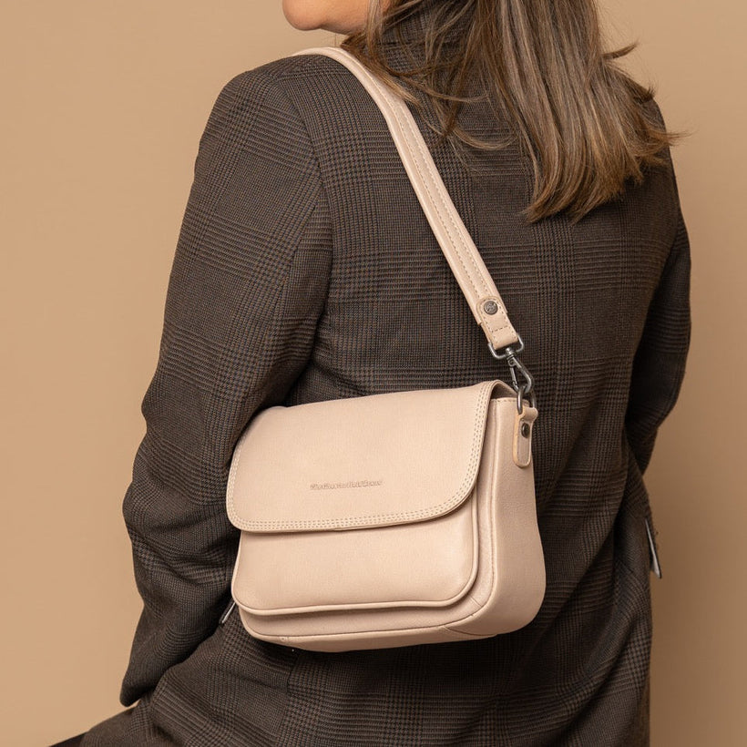 Miloa Full-Grain Leather Shoulder Bag für Damen