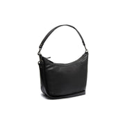 Moneva Full-Grain Leather Shoulder Bag für Damen in Classic 100% Full-Grain Leather - Full Exterior Front Profile View | Online Kaufen